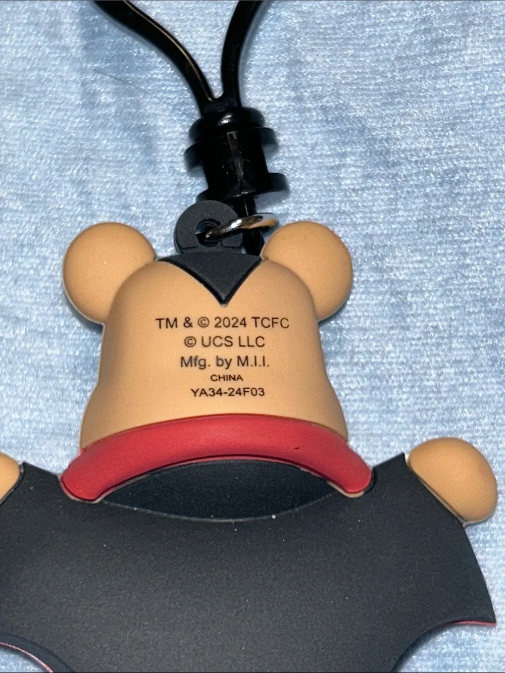 Care Bears x Universal Monsters Tenderheart Bear Dracula 3D Bag Clip.